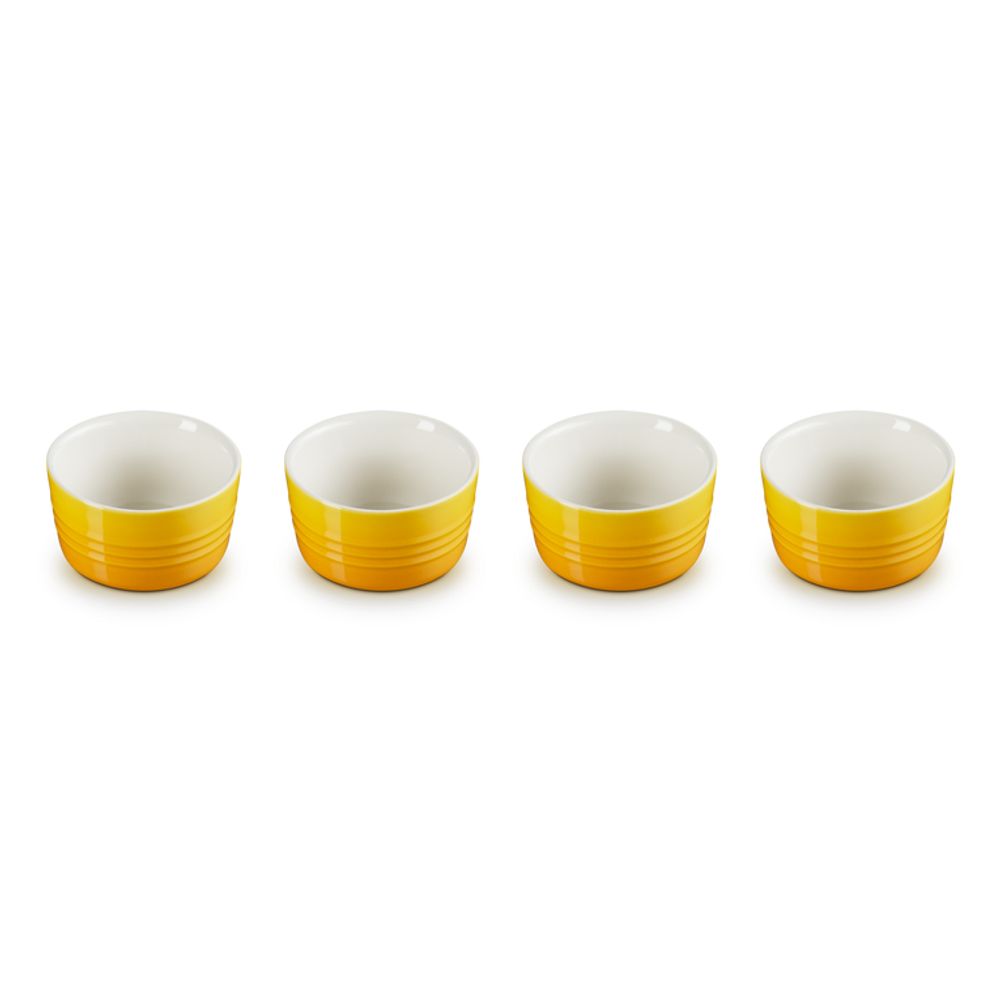 Le Creuset Ramequins Ramekins Set van 4 in Aardewerk Nectar 0,1l