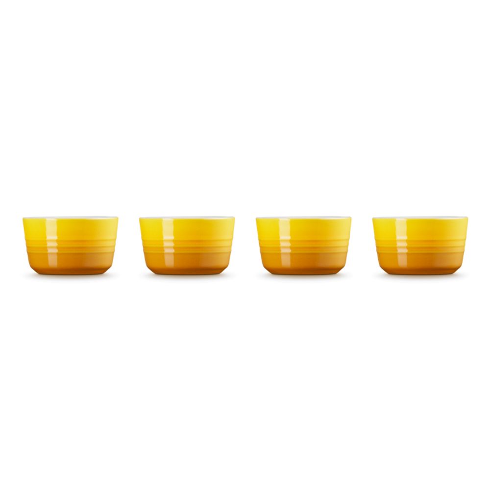 Le Creuset Ramequins Ramekins Set van 4 in Aardewerk Nectar 0,1l