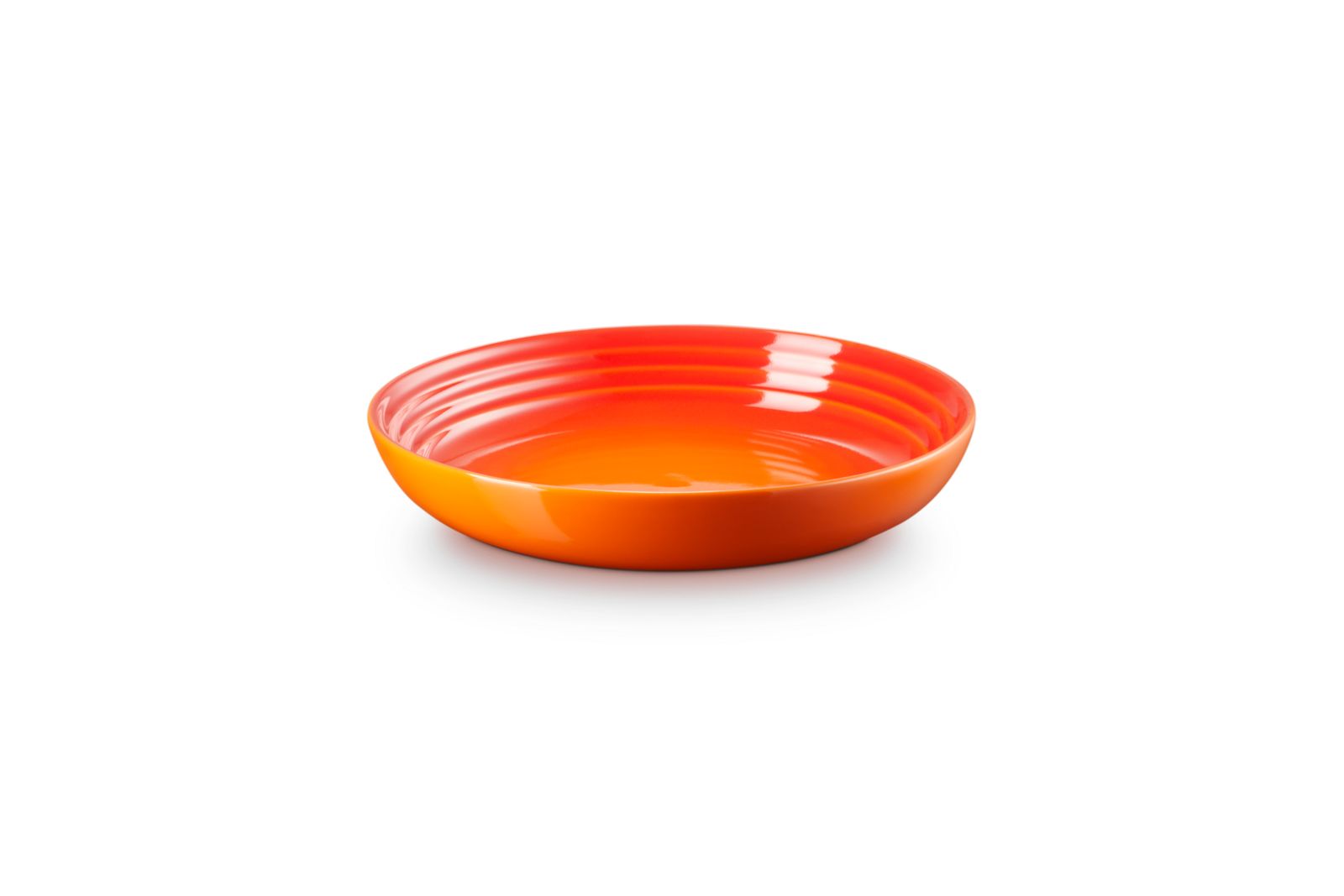 Diep bord in aardewerk 22cm 0,9L Oranjerood