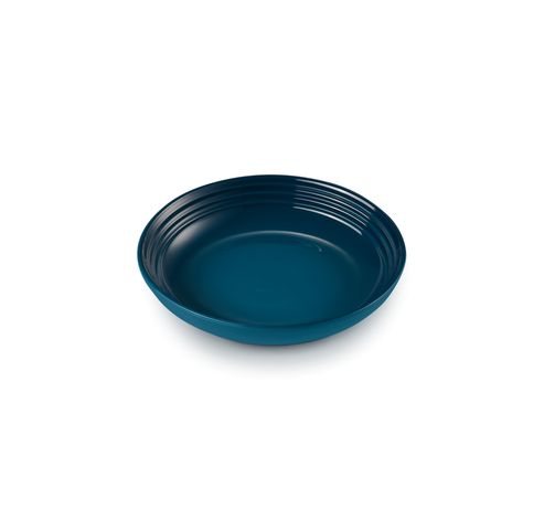 Assiette Creuse en Faïence 22cm 0.9l Deep Teal  Le Creuset