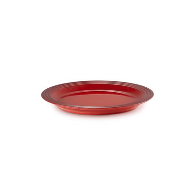 Dinerbord in aardewerk 27cm Kersenrood  Le Creuset