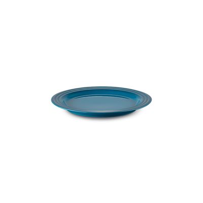 Ontbijtbord in Aardewerk 22cm Deep Teal  Le Creuset