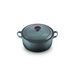 Le Creuset Classic Stoofpan Rond Classic in Geëmailleerd Gietijzer met Zwarte Knop 26cm 5,3L Ocean