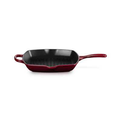 Grillit® Vierkant in Geëmailleerd Gietijzer Rhone 26cm  Le Creuset