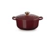 Stoofpan Rond in Geëmailleerd Gietijzer 20cm 2,4l Garnet