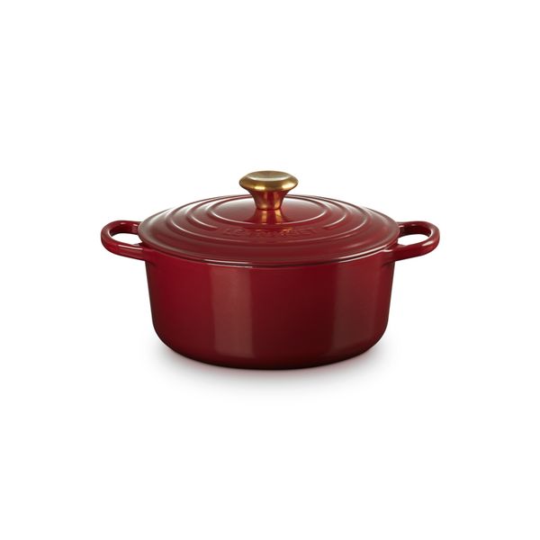 Le Creuset Stoofpan Rond in Geëmailleerd Gietijzer Rhone 24cm 4,2l