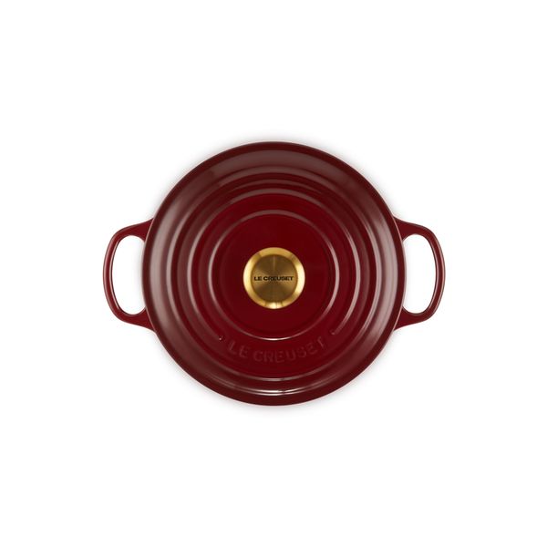 Le Creuset Stoofpan Rond in Geëmailleerd Gietijzer Rhone 24cm 4,2l