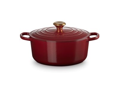 Stoofpan Rond in Geëmailleerd Gietijzer 26cm 5,3l Garnet
