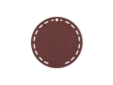 Silicone Onderzetter Bloemmotief 20cm Garnet