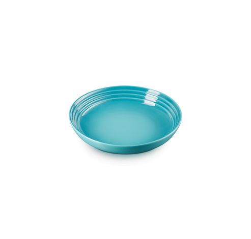 Diep Bord in Aardewerk Carribean Blue 22cm 0,9l  Le Creuset