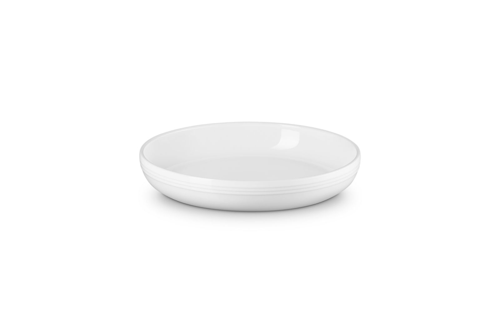 Coupe Diep Bord in aardewerk 22cm 0,96L White
