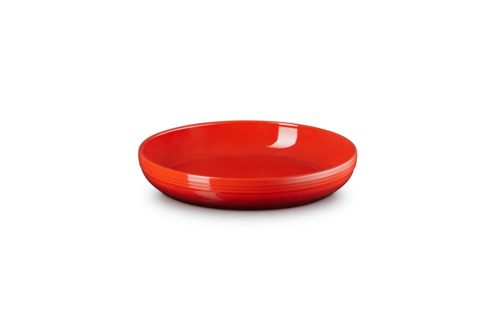 Coupe Diep Bord in aardewerk 22cm 0,96L Kersenrood
