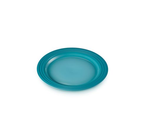 Ontbijtbord in Aardewerk Carribean Blue 22cm  Le Creuset