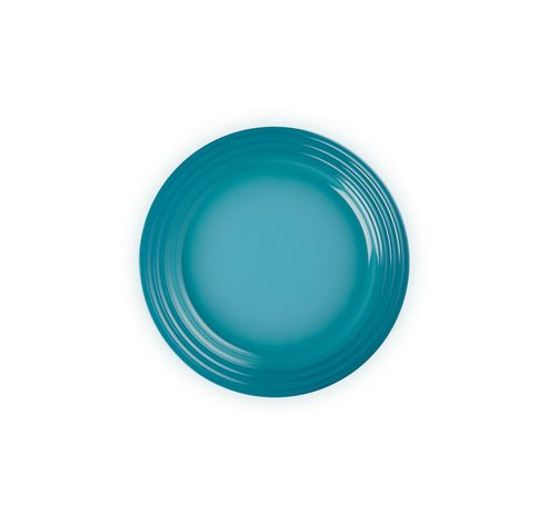 Ontbijtbord in Aardewerk Carribean Blue 22cm  Le Creuset