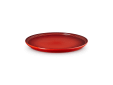 Coupe Diner bord in aardewerk 27cm Kersenrood