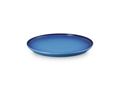 Coupe Diner bord in aardewerk 27cm Azure