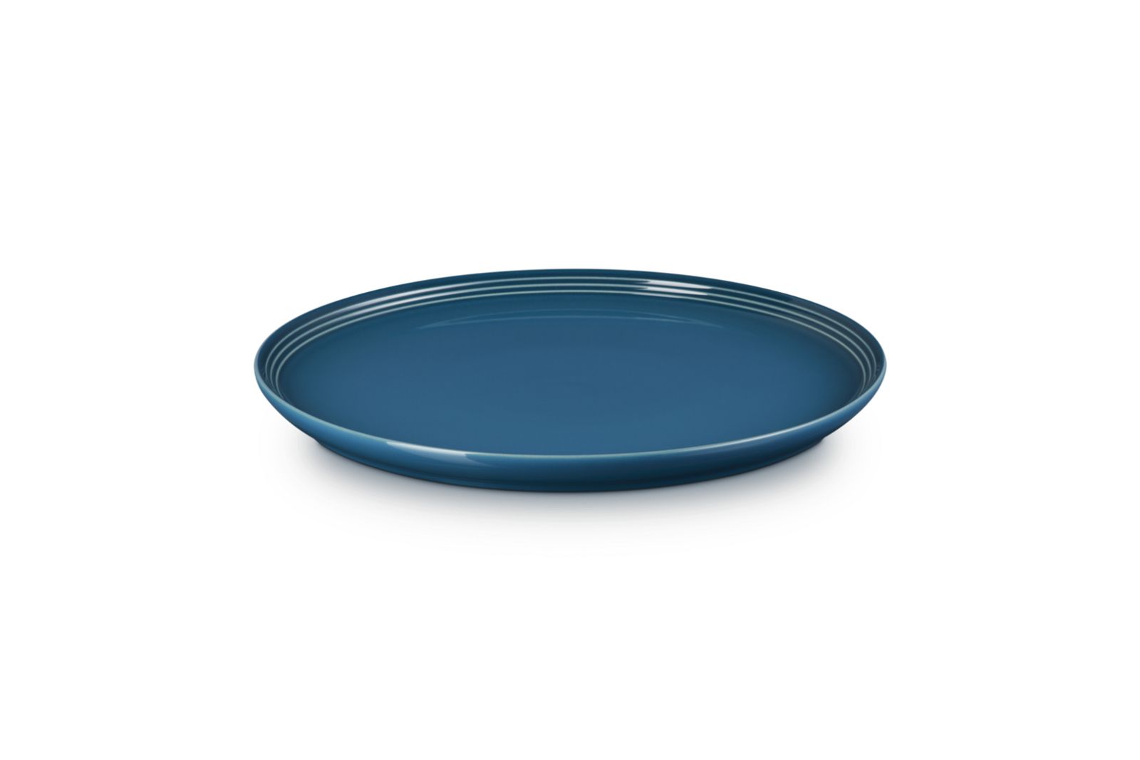 Coupe Diner bord in aardewerk  27cm Deep Teal