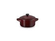 Mini Stoofpan in Aardewerk 10cm 0,25l Garnet