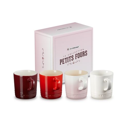 Petits Fours Mokken Set van 4 in Aardewerk  Le Creuset