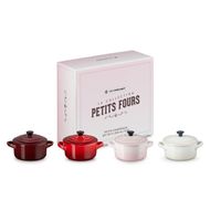 Petits Fours Mini Stoofpannen Set van 4 in Aardewerk 