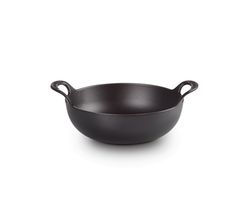 Balti Dish in Geëmailleerd Gietijzer Mat zwart Le Creuset