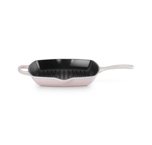 Skillet carré en fonte émaillée Shell Pink  Le Creuset