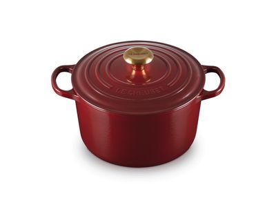 Stoofpan Rond Hoog in Geëmailleerd Gietijzer 24cm 5L Rhone