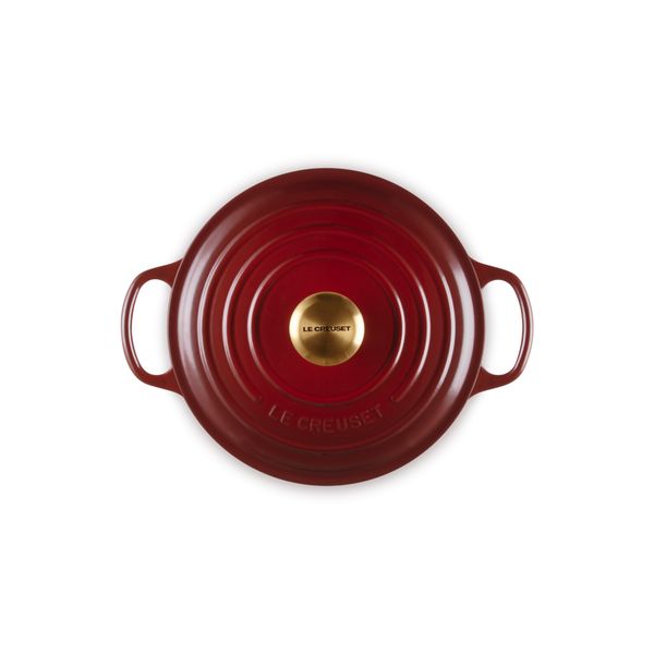 Le Creuset Stoofpan Rond Hoog in Geëmailleerd Gietijzer 24cm 5L Rhone