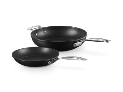 Anti-Aanbak Koekenpannenset 2-Delig met 4x Sterkere Anti-Aanbaklaag