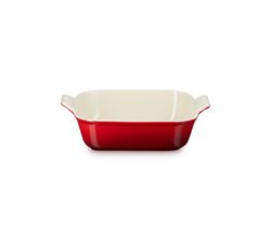 Ovenschaal Vierkant in Aardewerk 23cm 2,8L Kersenrood Le Creuset