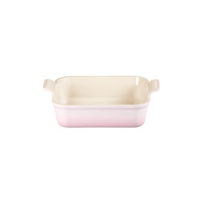 Ovenschaal Vierkant in Aardewerk 23cm 2,8L Shell Pink  Le Creuset