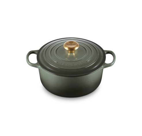 Faitout rond en fonte émaillée 24 cm Thym  Le Creuset