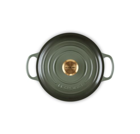 Faitout rond en fonte émaillée 24 cm Thym  Le Creuset