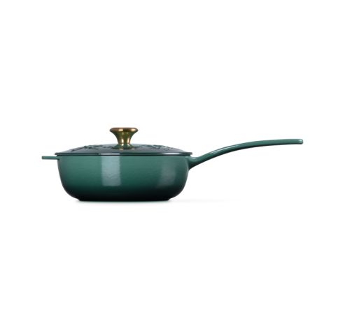 Casserole Holly Collection en Fonte Émaillée avec Bouton Doré 21cm 2l Artichaut  Le Creuset