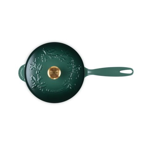 Casserole Holly Collection en Fonte Émaillée avec Bouton Doré 21cm 2l Artichaut  Le Creuset