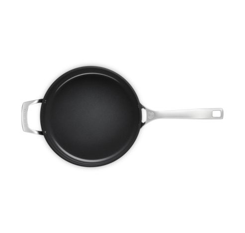 Sauteuse en céramique antiadhésive Essential avec couvercle en verre 26 cm 4,0 l noir  Le Creuset