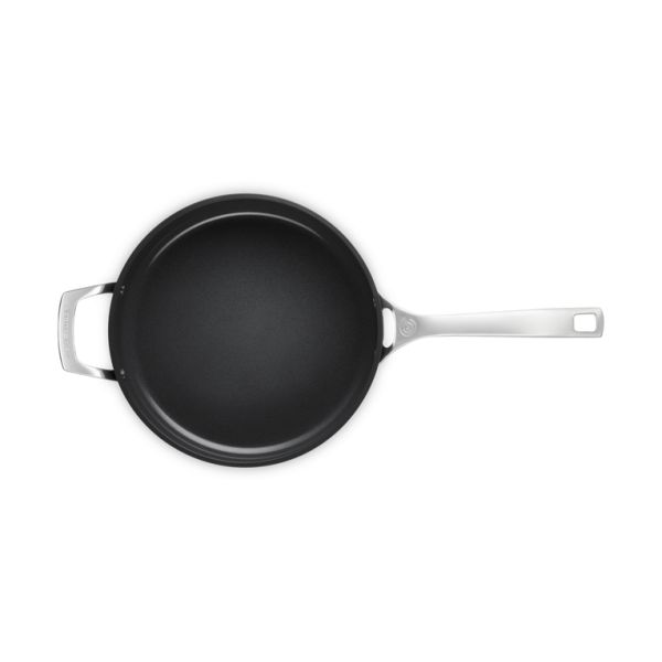 Essential Non-Stick Ceramic Sauteerpan met Glazen Deksel 26cm 4,0l Zwart 