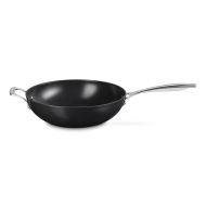 Wok en céramique antiadhésif Essential avec poignée auxiliaire 30 cm 4,7 l noir 