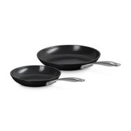 Set de poêles à frire en céramique antiadhésive Essential 24/28 cm 2 pièces noir 