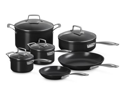 Essential Non-Stick Ceramic Pannenset 6-delig 20cm/28cm/16cm/18cm/24cm/24cm Zwart