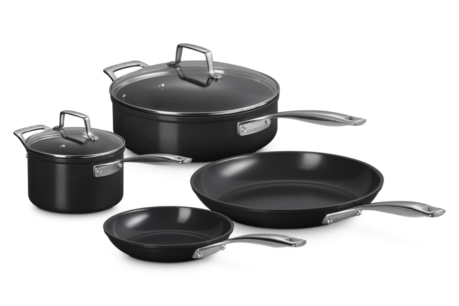 Essential Non-Stick Ceramic Baadpannenset 20/26 cm 2-delig Zwart