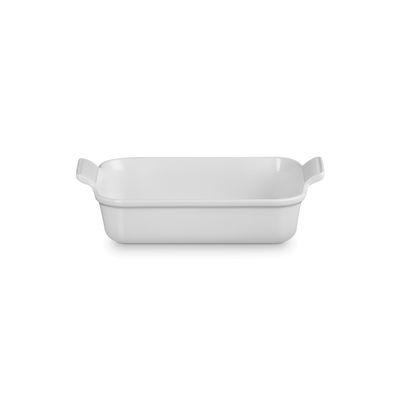 Heritage Ovenschaal Rechthoekig in aardewerk 26cm 2,4l  Wit  Le Creuset