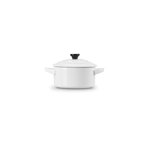 Mini Stoofpan in Aardewerk 10cm 0,25l  Wit  Le Creuset