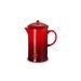 Holly Collection Koffiepot met Pers met Goudkleurig Knop 1l Kersenrood 