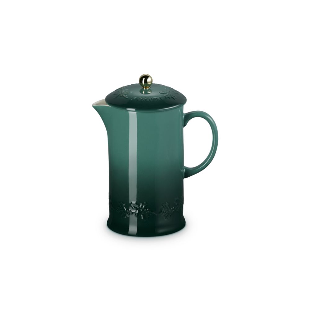 Holly Collection Koffiepot met Pers met Goudkleurig Knop 1l Artichaut 