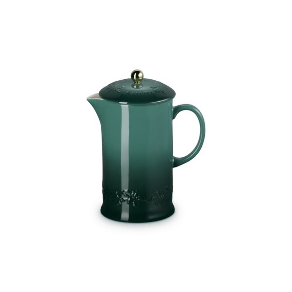 Holly Collection Koffiepot met Pers met Goudkleurig Knop 1l Artichaut 