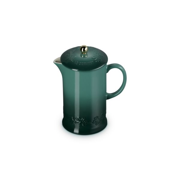 Holly Collection Koffiepot met Pers met Goudkleurig Knop 1l Artichaut 