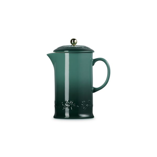 Holly Collection Koffiepot met Pers met Goudkleurig Knop 1l Artichaut 