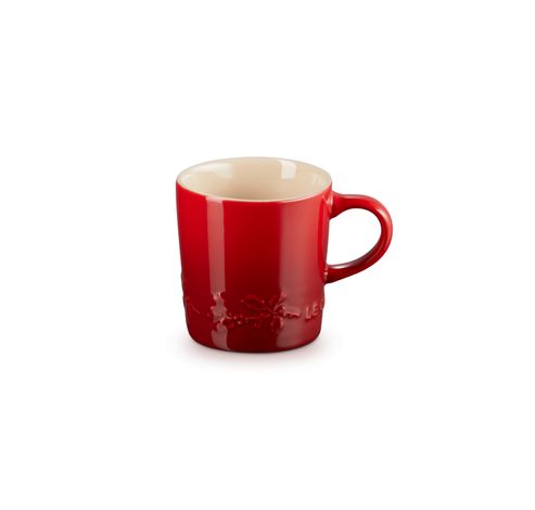 Holly Collection Koffietas 0,20l Kersenrood  Le Creuset