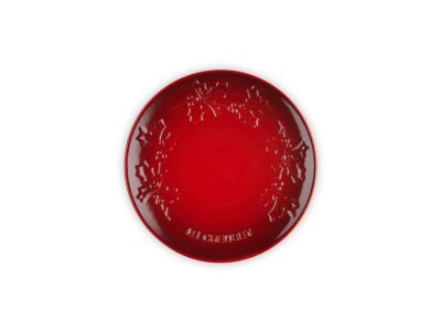 Holly Collection Ontbijtbord in Aardewerk 19cm Kersenrood